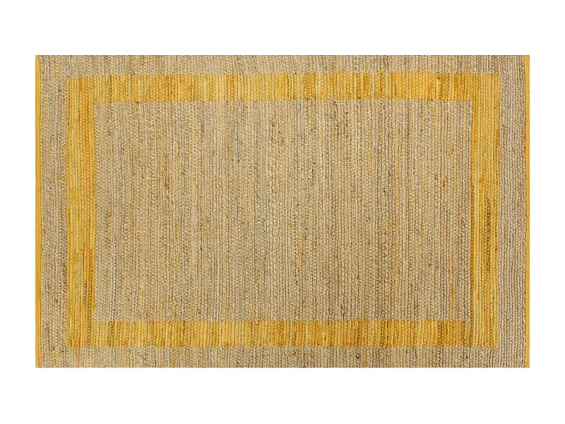 Prolenta Premium -  Vloerkleed handgemaakt 160x230 cm jute geel
