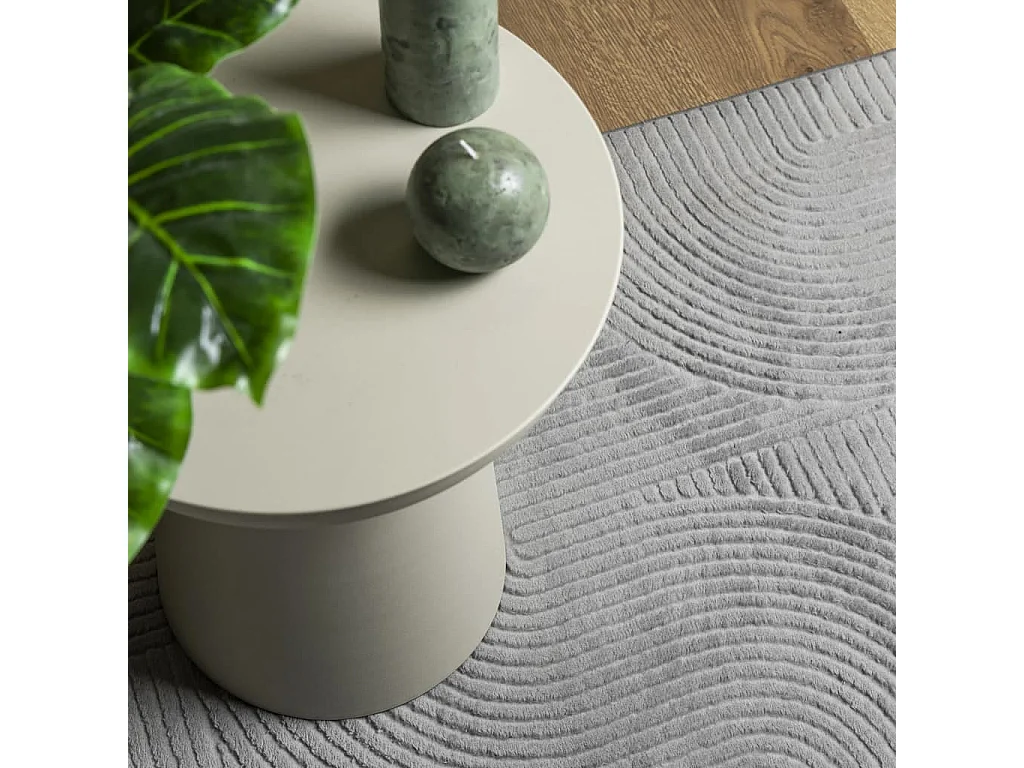 Everlyn  Vloerkleed IZA laagpolig Scandinavisch 120x170 cm grijs