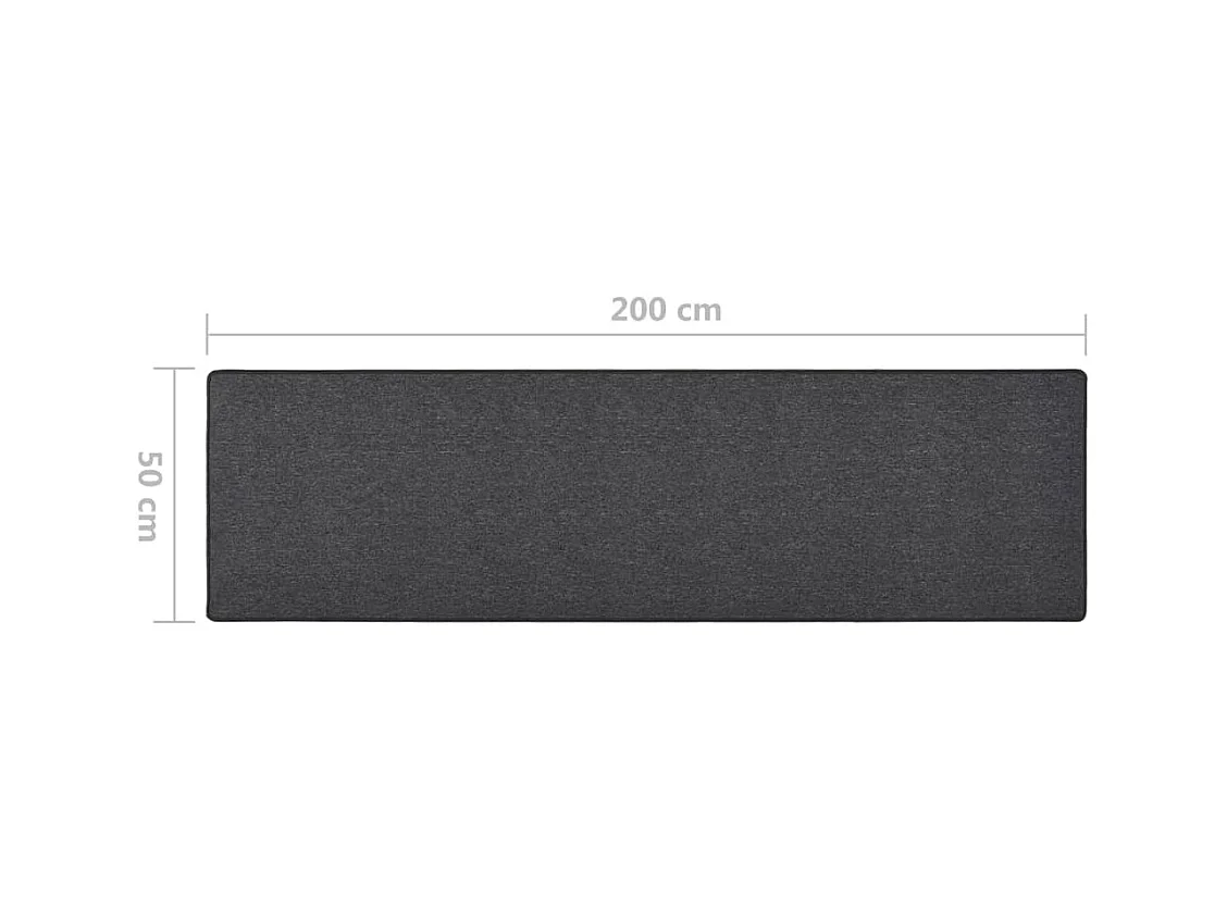 Pelle  Teppichläufer Anthrazit 50x200 cm