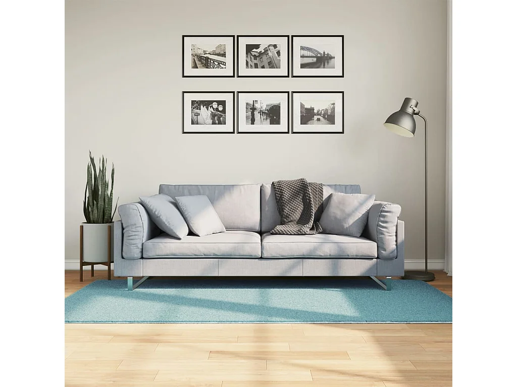 Sinto  Teppich OVIEDO Kurzflor Grün 100x200 cm