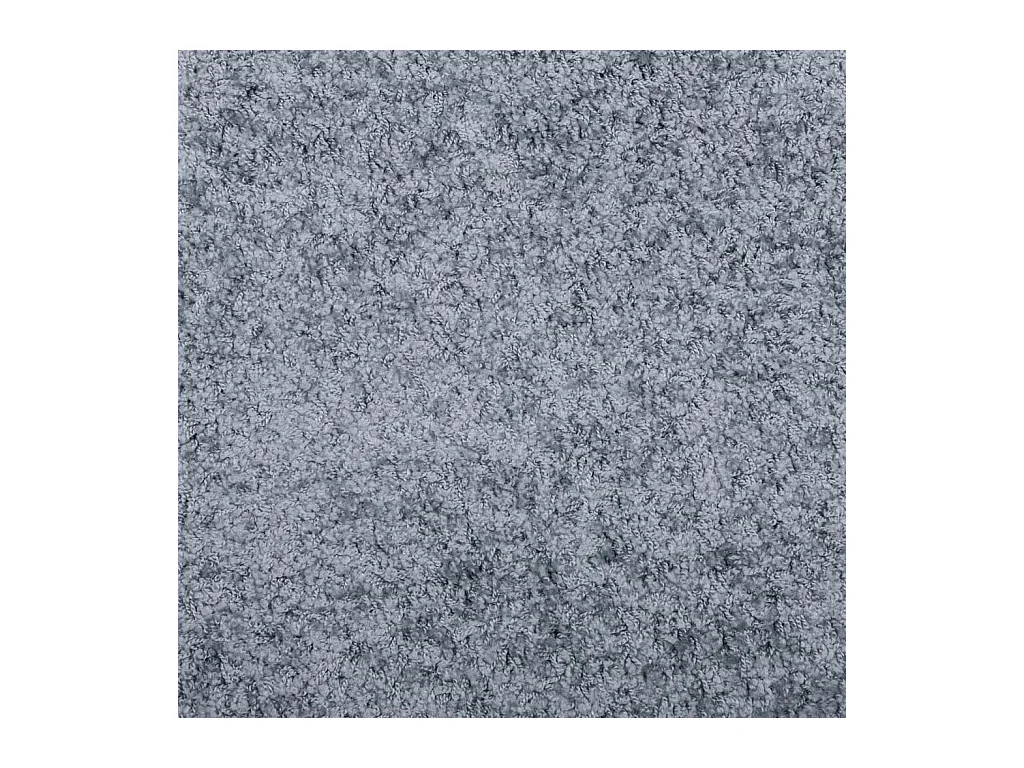 Vito  Alfombra peluda de pelo largo moderna PAMPLONA azul 200x200 cm