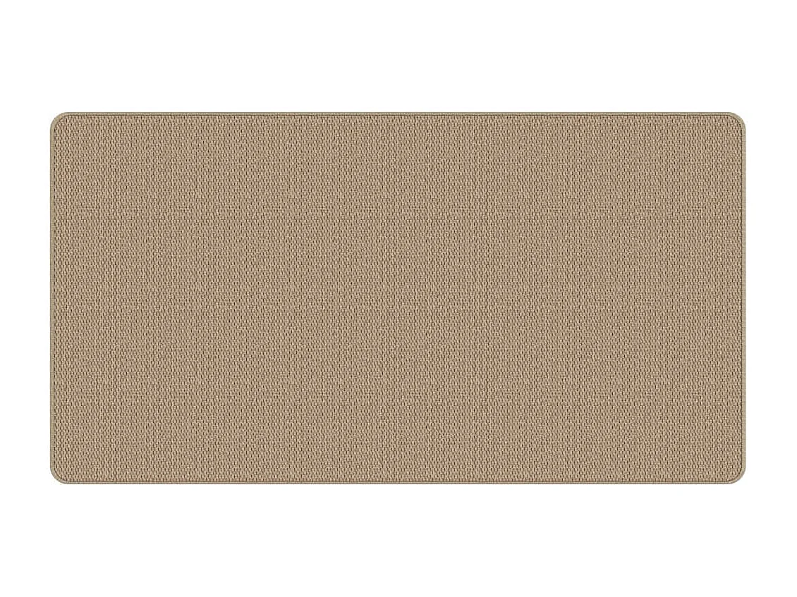 Overijse  Tapis de couloir aspect sisal sable 80x150 cm