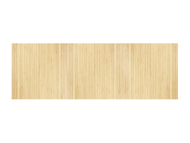 Wakil  Tapis rectangulaire l clair 100x300 cm bambou