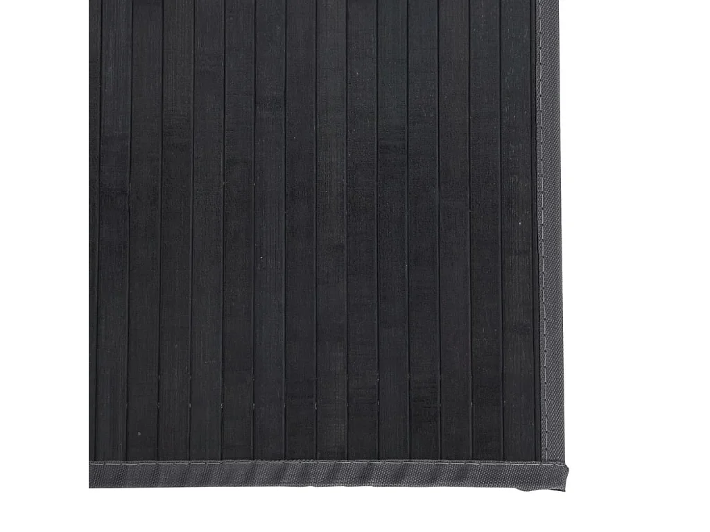 Senad  Vloerkleed rechthoekig 100x400 cm bamboe grijs