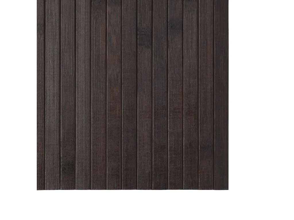Wakil  Tapis rectangulaire marron foncé 60x300 cm bambou