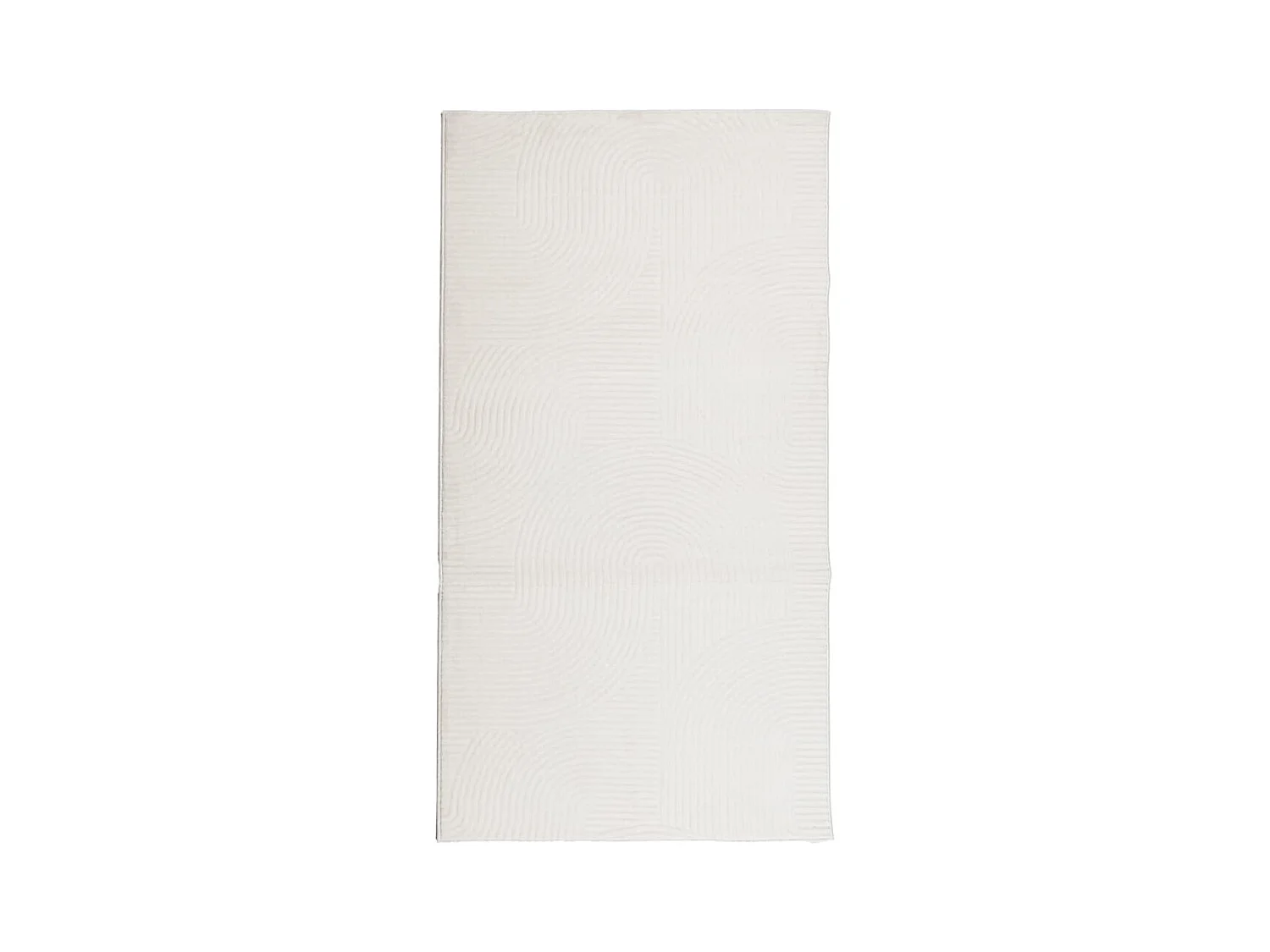 Everlyn  Tapis IZA poils courts style scandinave crème 80x150 cm