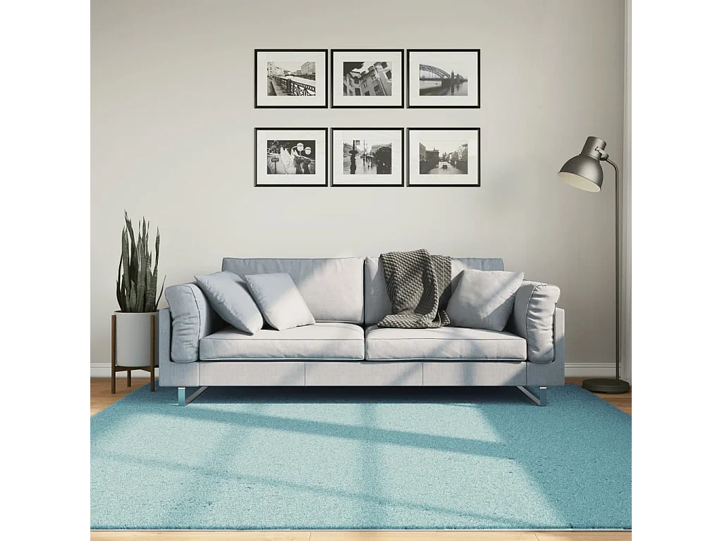 Sinto  Tappeto OVIEDO a Pelo Corto Verde 200x200 cm