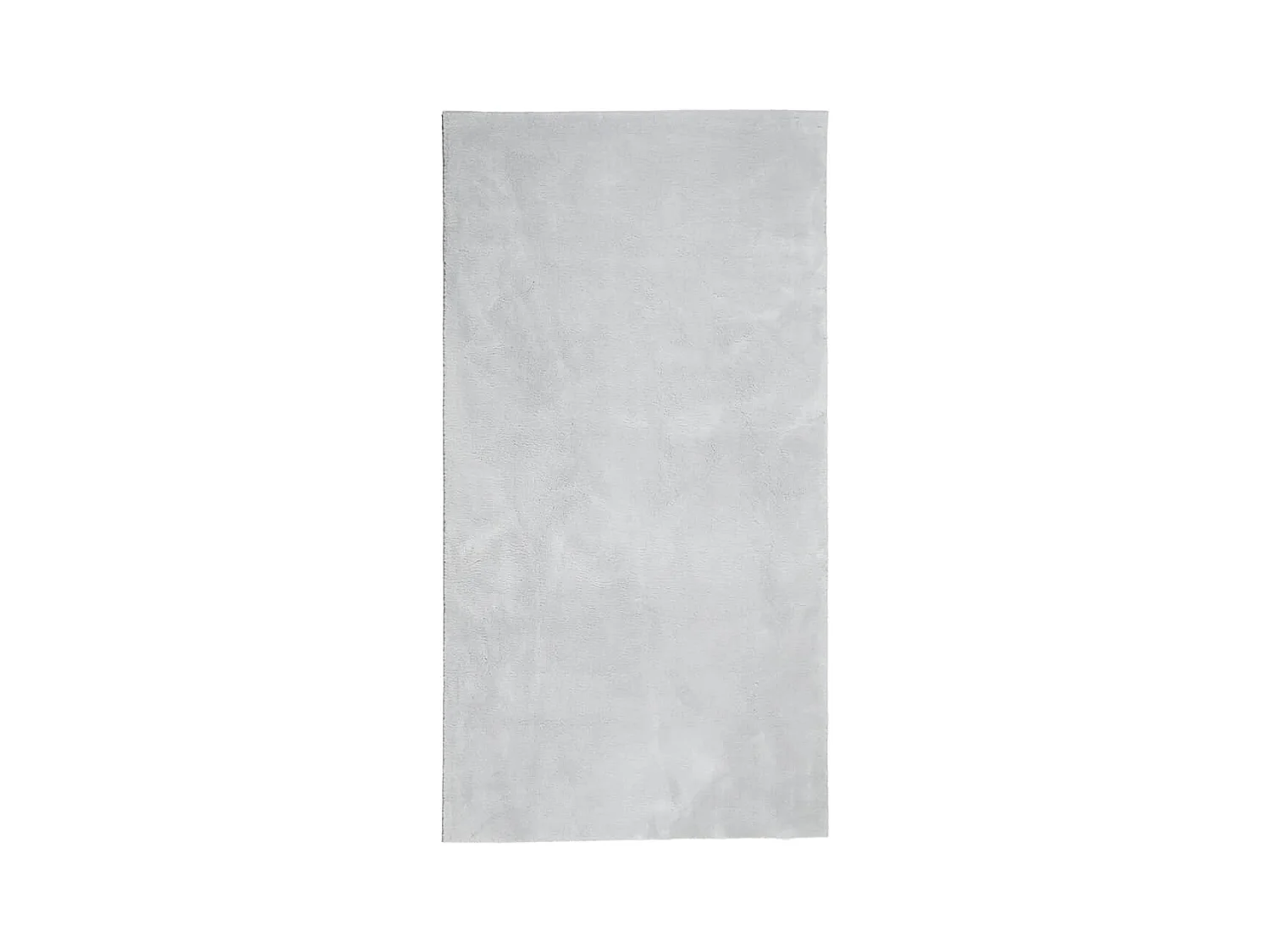 Hester  Tapis HUARTE à poils courts doux et lavable gris 80x150 cm