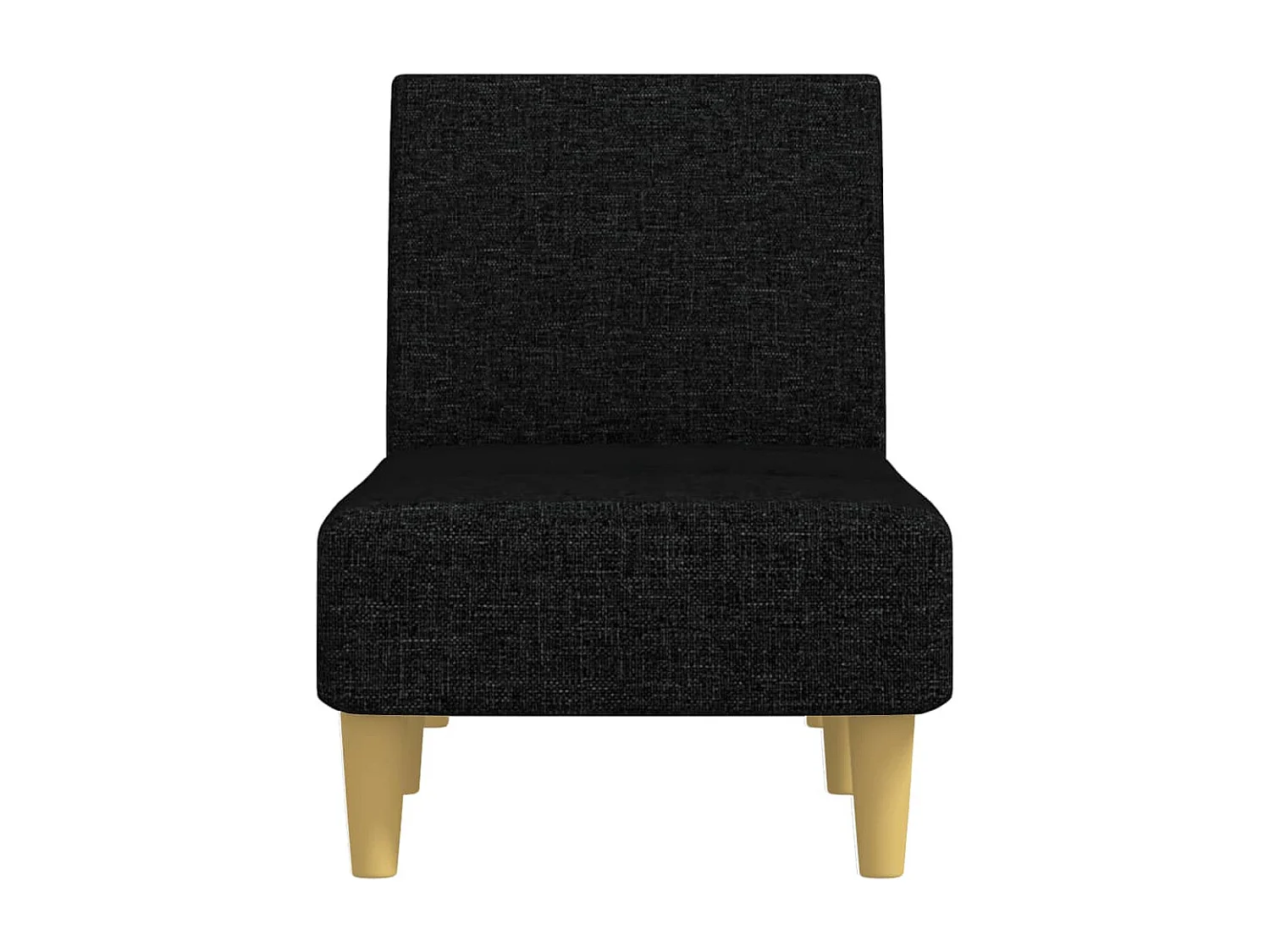 Périgueux  Chaise Longue in Tessuto Nero