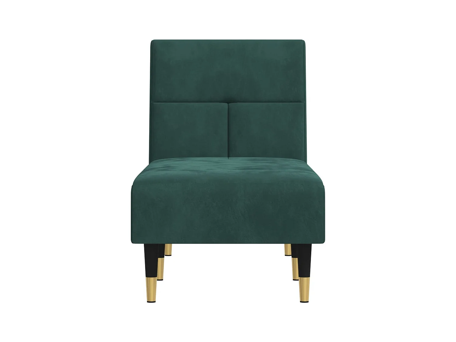 Alfta  Sofá diván de terciopelo verde oscuro