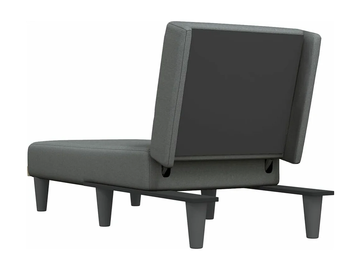 Brent Wayne  Chaise longue gris foncé tissu