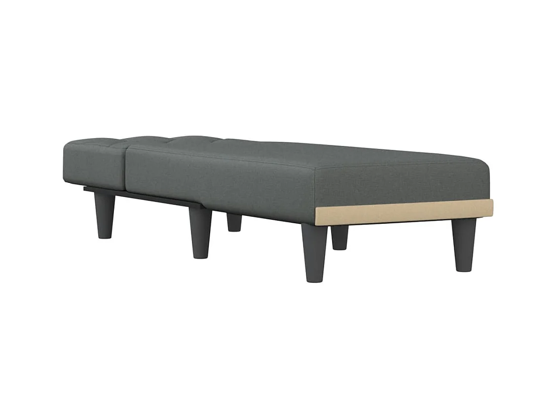 Brent Wayne  Chaise longue gris foncé tissu