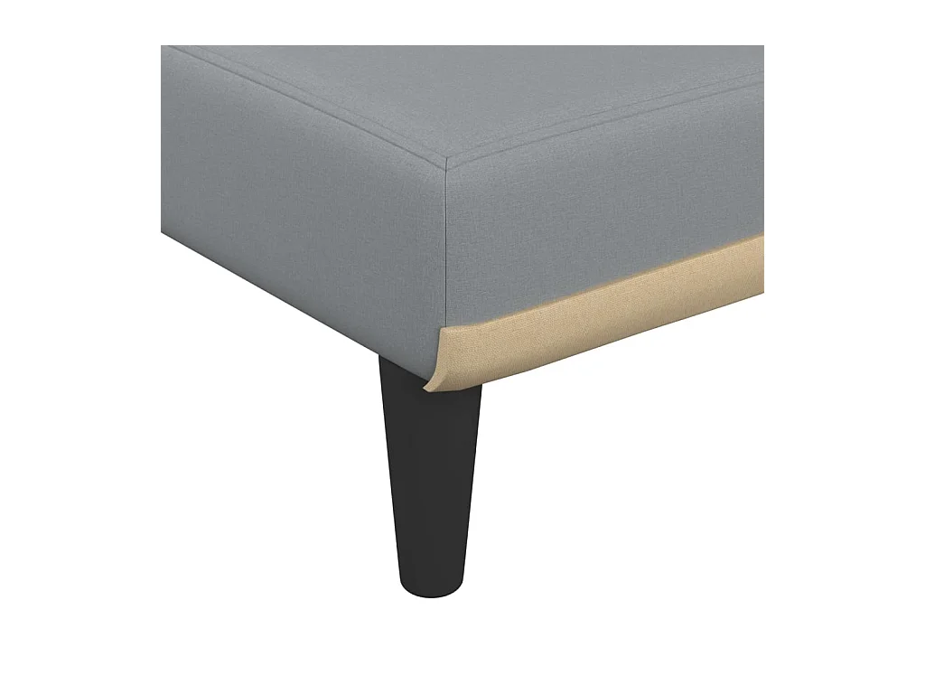 Brent Wayne  Sofá diván de tela gris claro