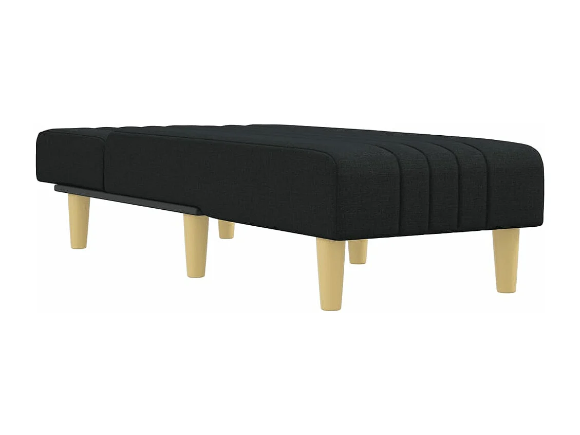 Marc-Didier-Francis  Chaise longue noir tissu