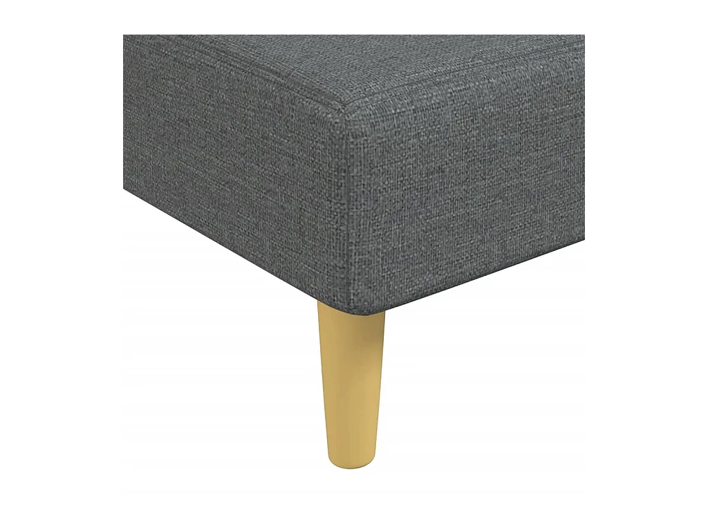 Périgueux  Chaise longue gris foncé tissu