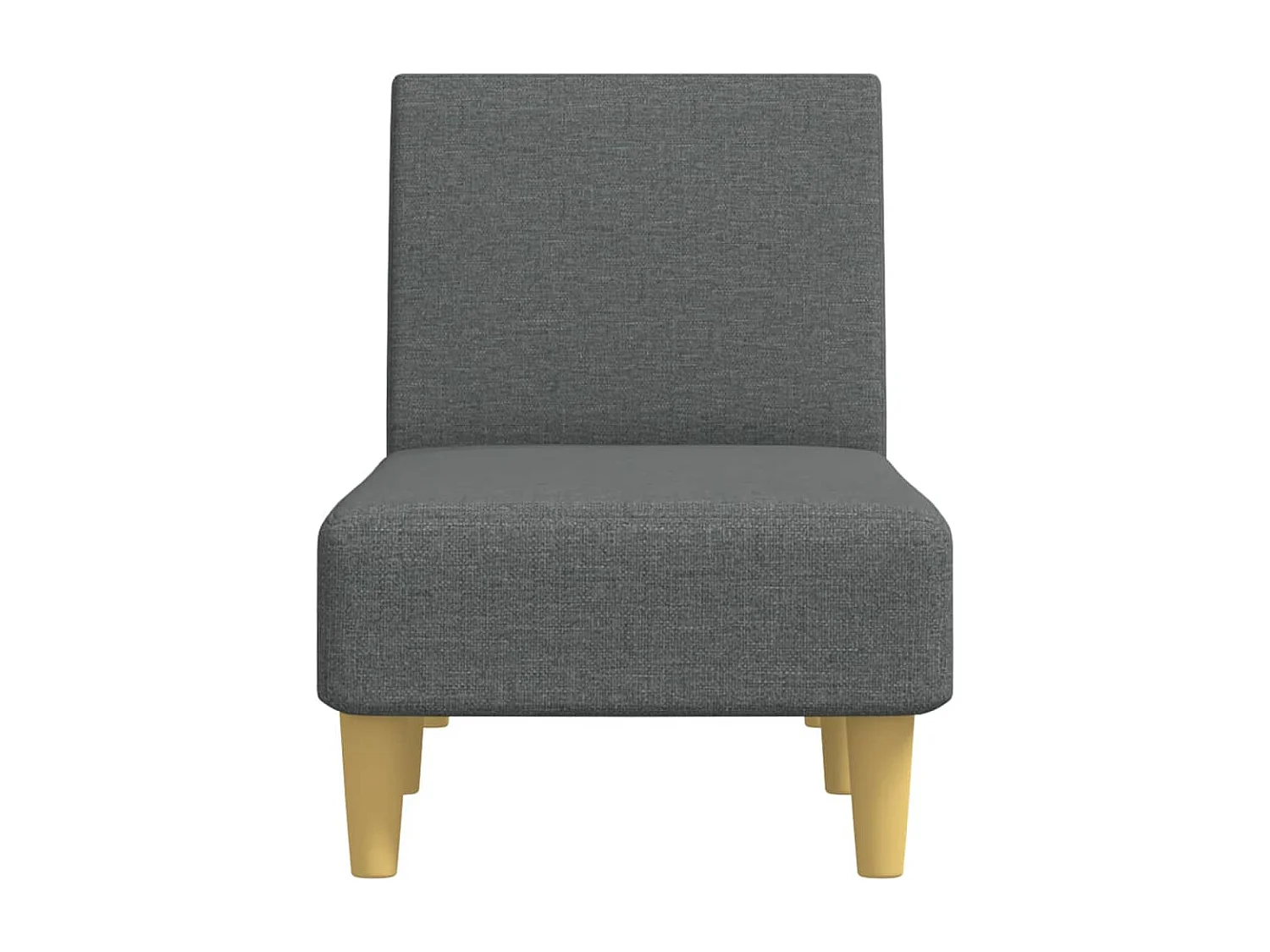 Périgueux  Chaise Longue in Tessuto Grigio Scuro