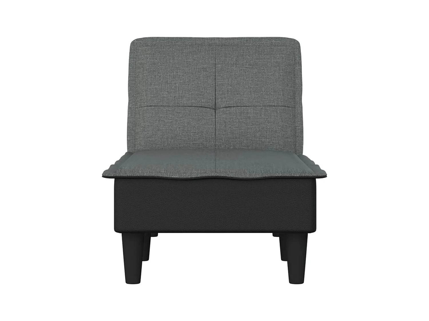 Claire-Olympe  Chaise longue stof donkergrijs