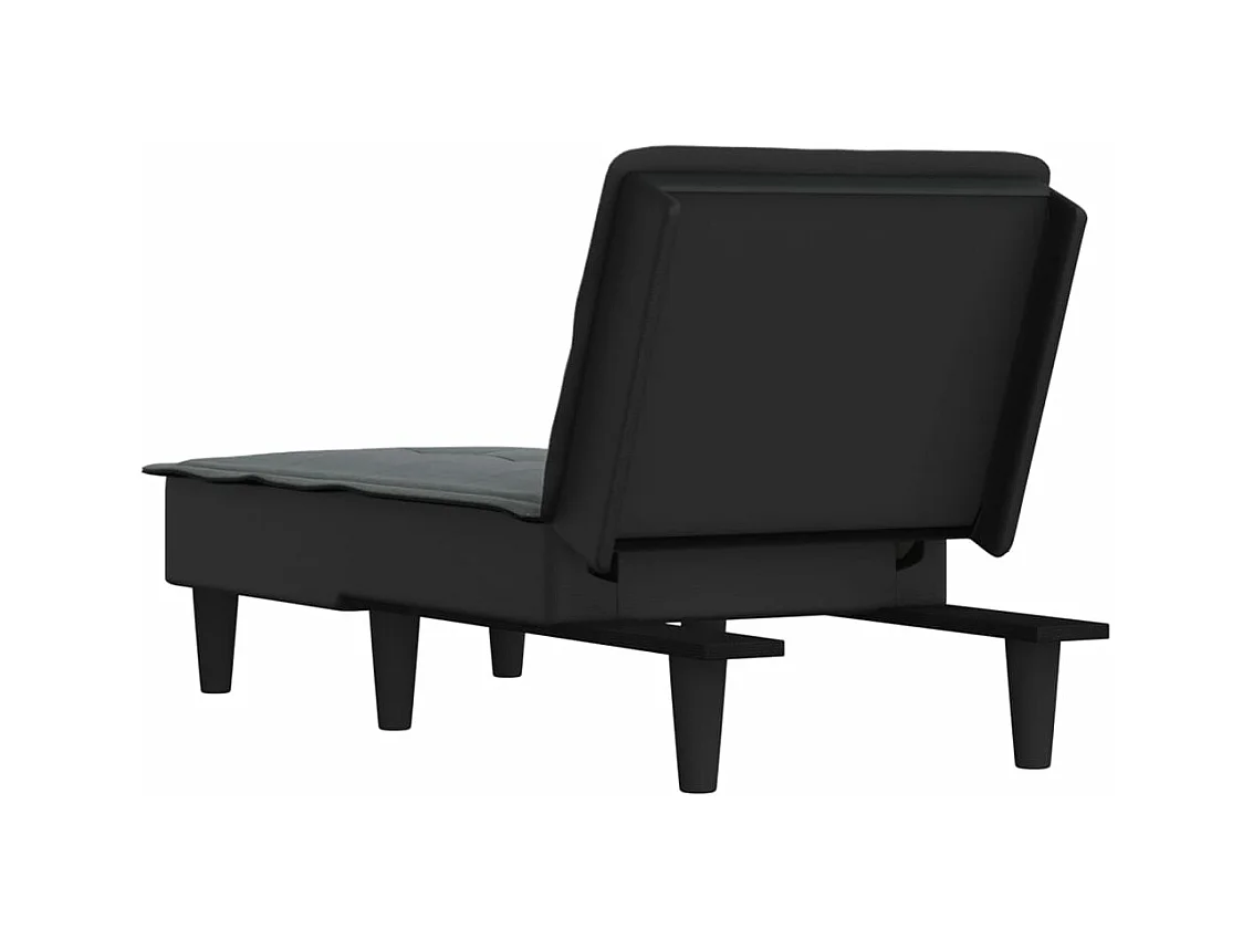 Claire-Olympe  Chaise longue stof donkergrijs