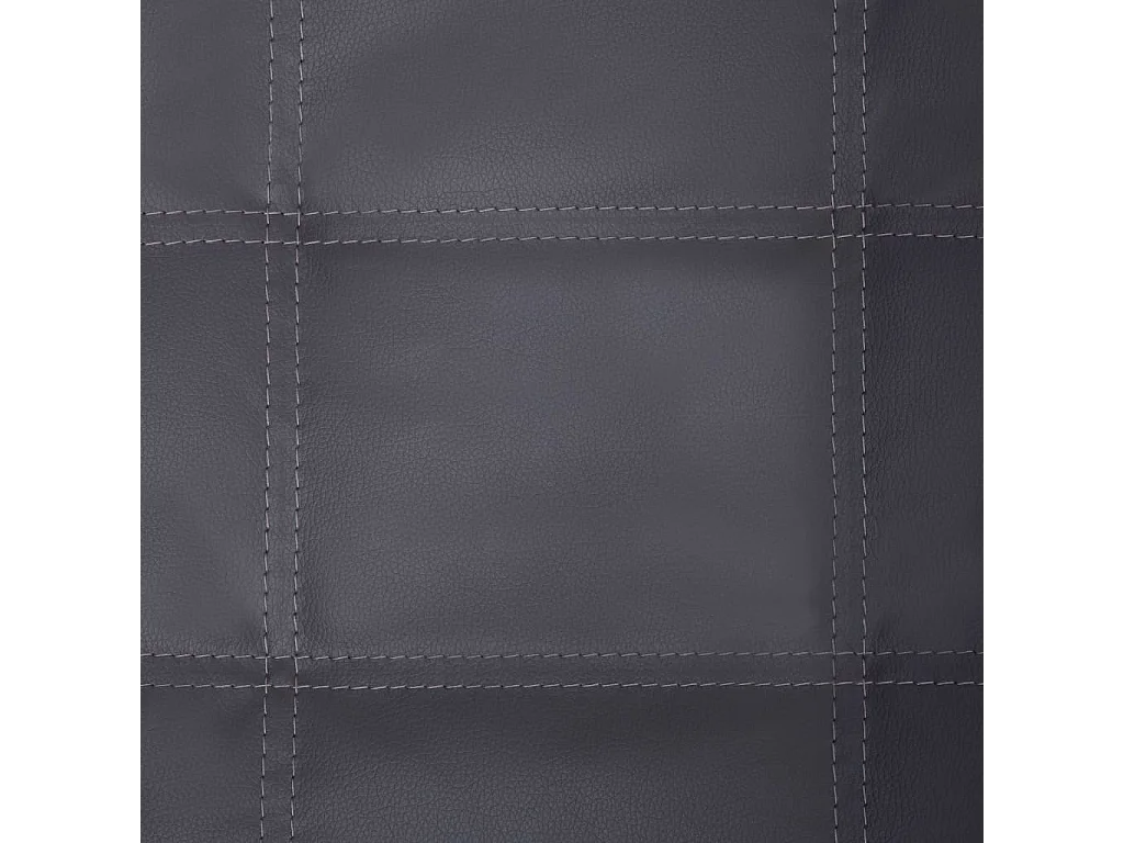 Dagar  Massage Chaiselongue mit Kissen Grau Kunstleder