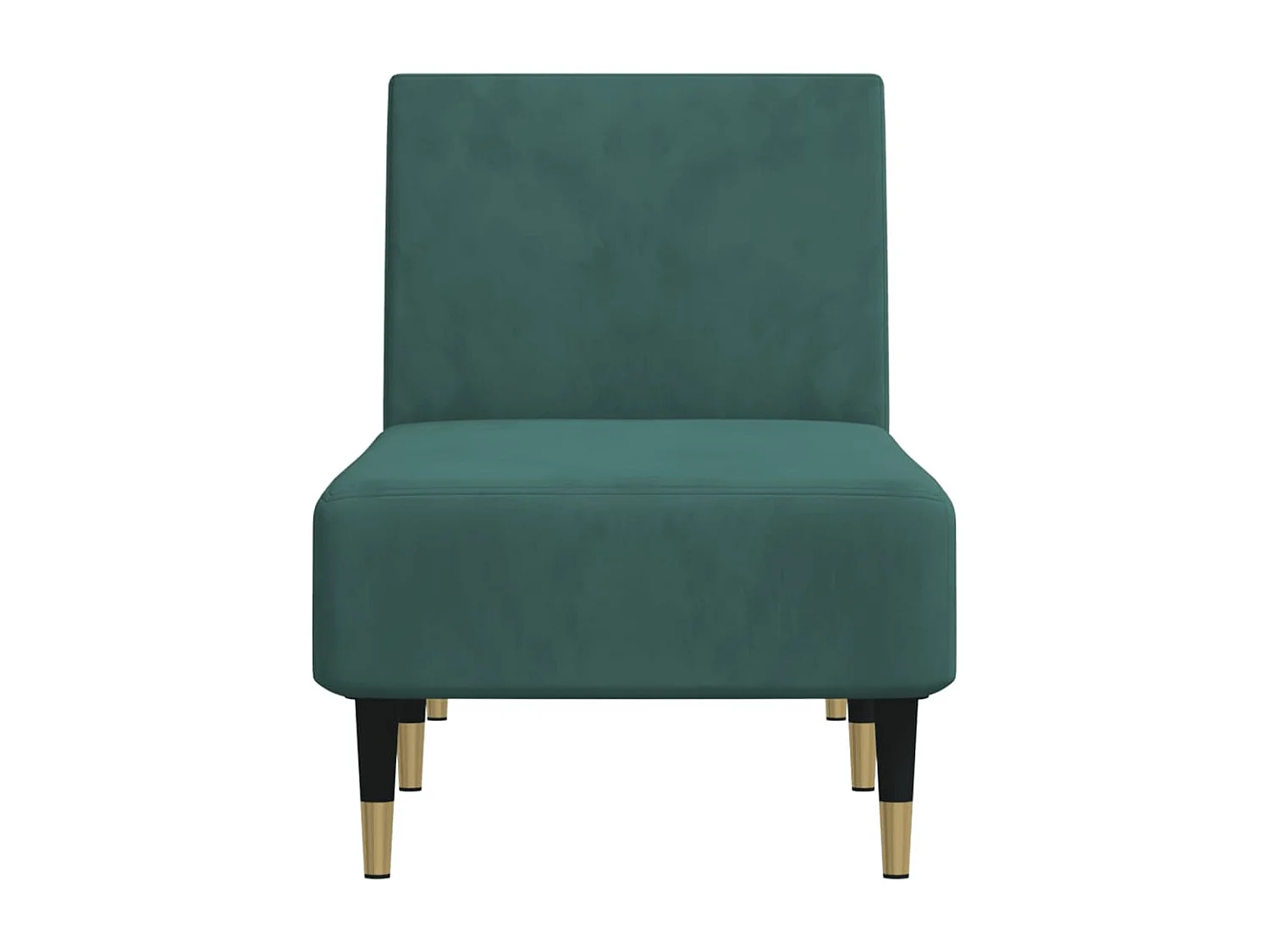 Boynton Beach  Chaise longue vert foncé velours