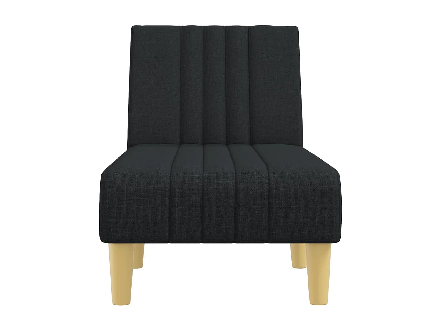 Machiel  Chaise longue stof zwart