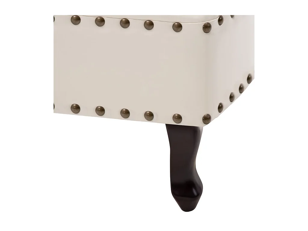 Cador  Chaiselongue Creme Kunstleder