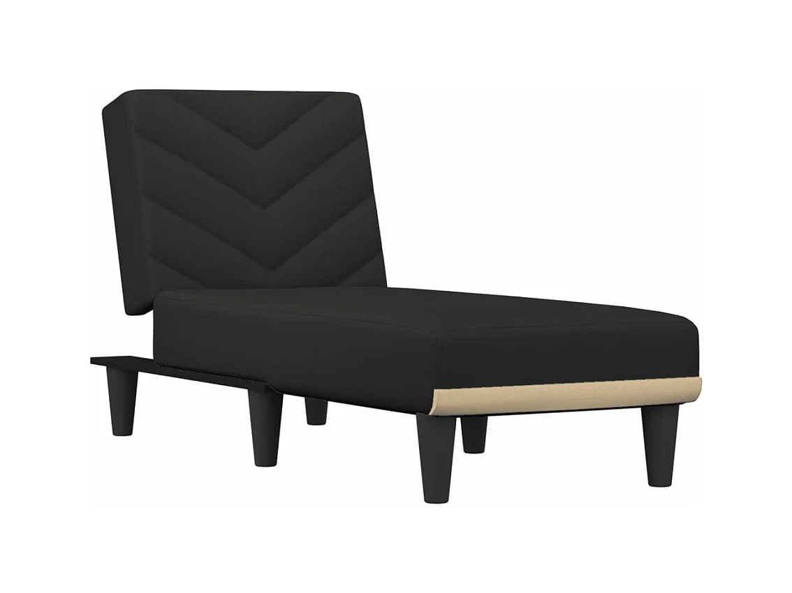 Città della Pieve  Chaise longue noir tissu