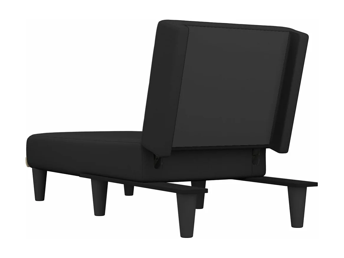 Città della Pieve  Chaise longue noir tissu