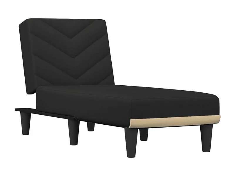 Città della Pieve  Chaise longue noir tissu