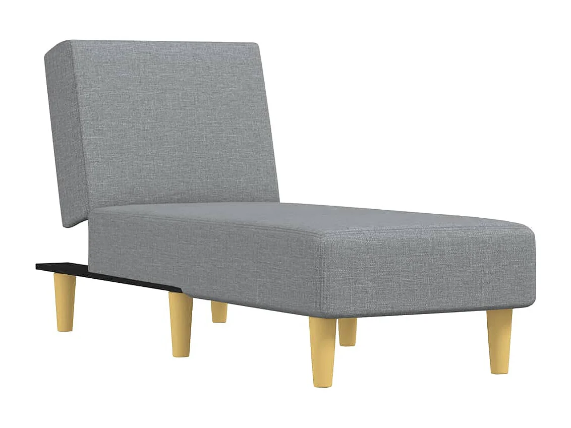 Périgueux  Chaise longue stof lichtgrijs