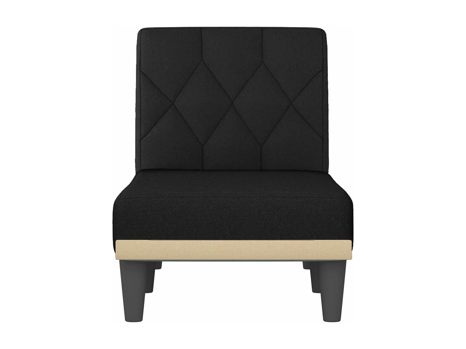 Brent Wayne  Chaise longue noir tissu