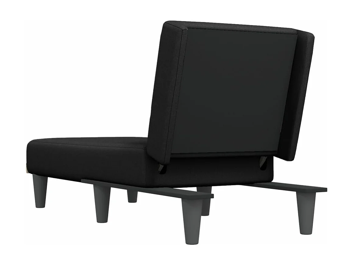 Brent Wayne  Chaise longue noir tissu