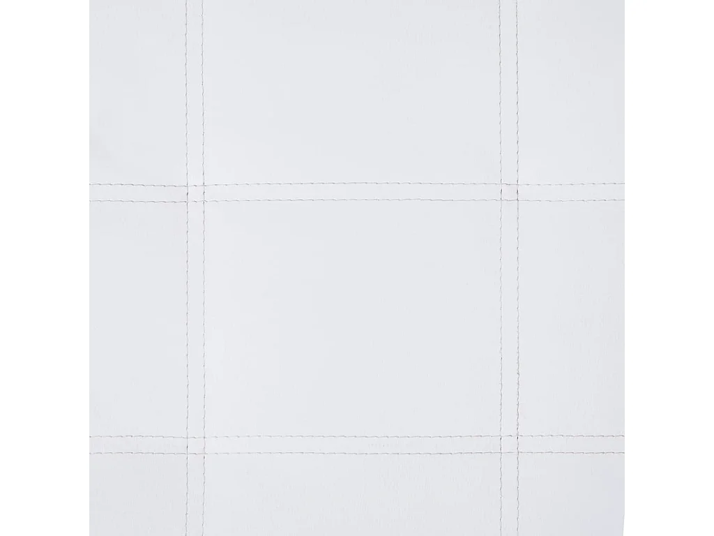 Dagar  Chaise longue de massage avec oreiller Blanc Similicuir