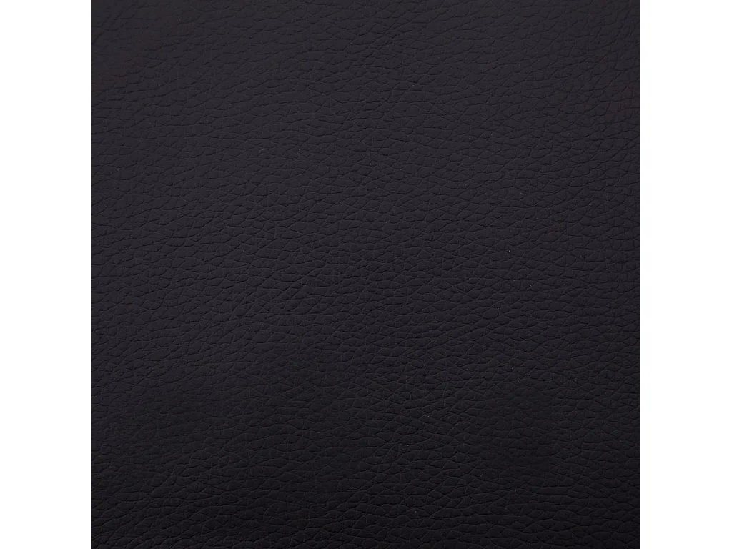 Fjorin  Chaise longue de massage avec oreiller Noir Similicuir