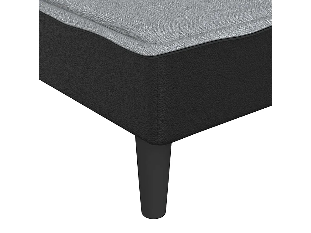 Claire-Olympe  Chaise longue stof lichtgrijs