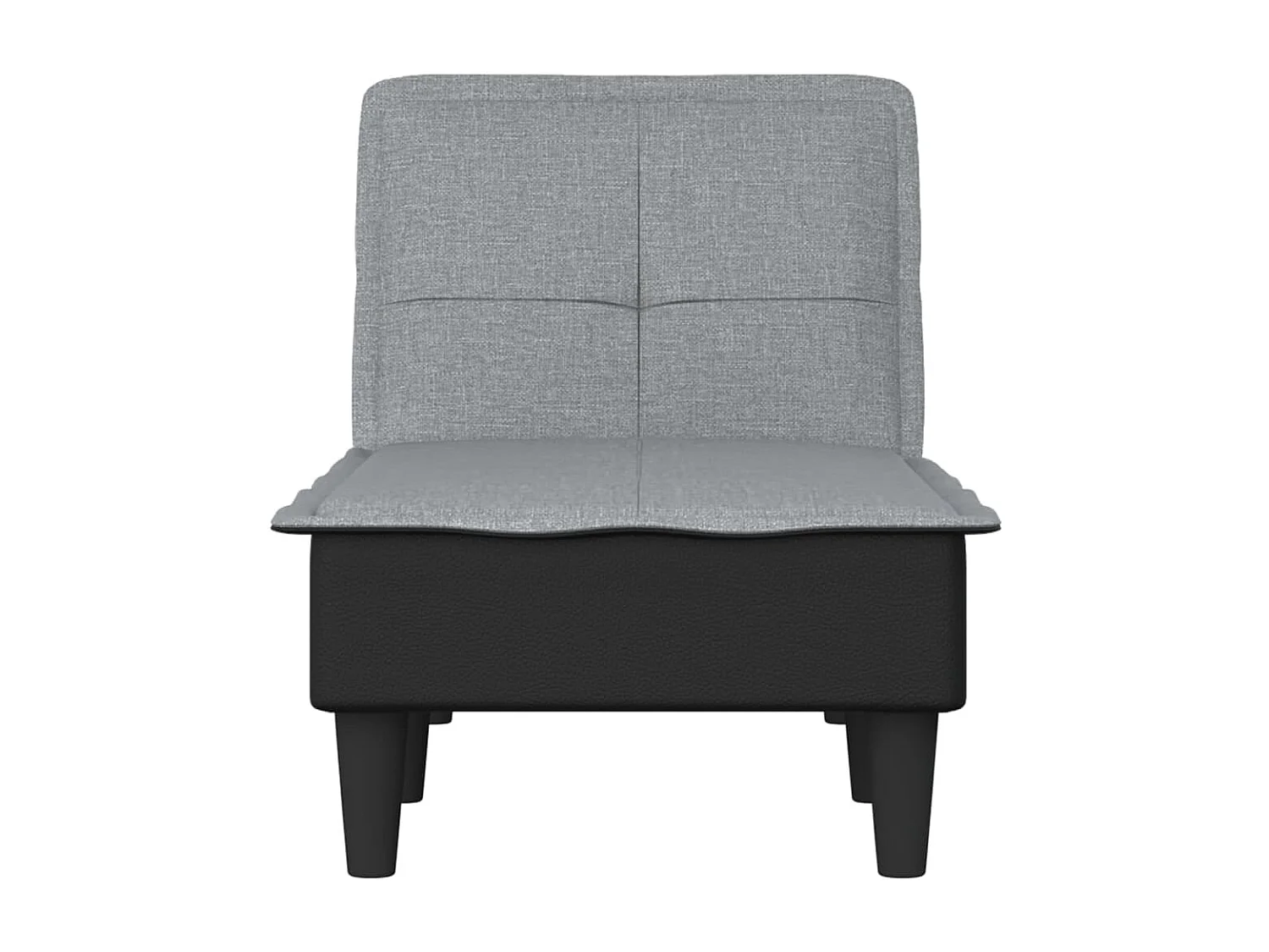 Claire-Olympe  Chaise Longue in Tessuto Grigio Caro