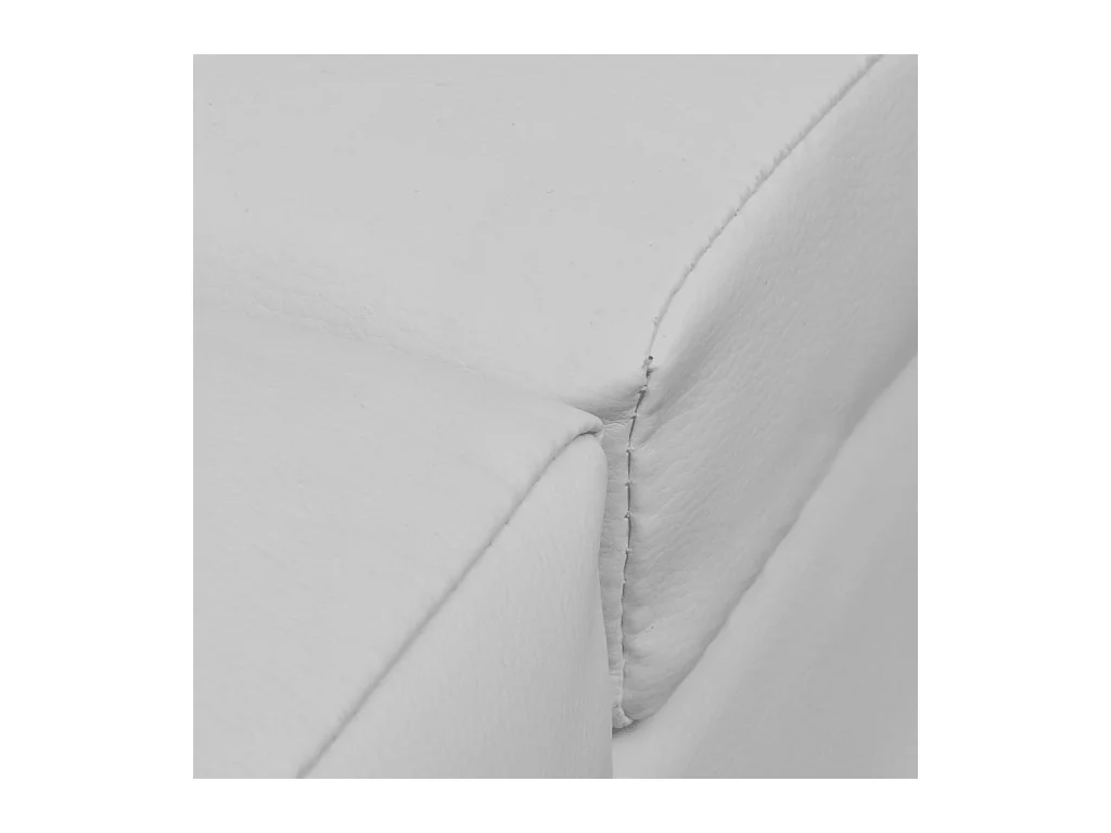 Eugenio  Chaise longue Blanc Similicuir