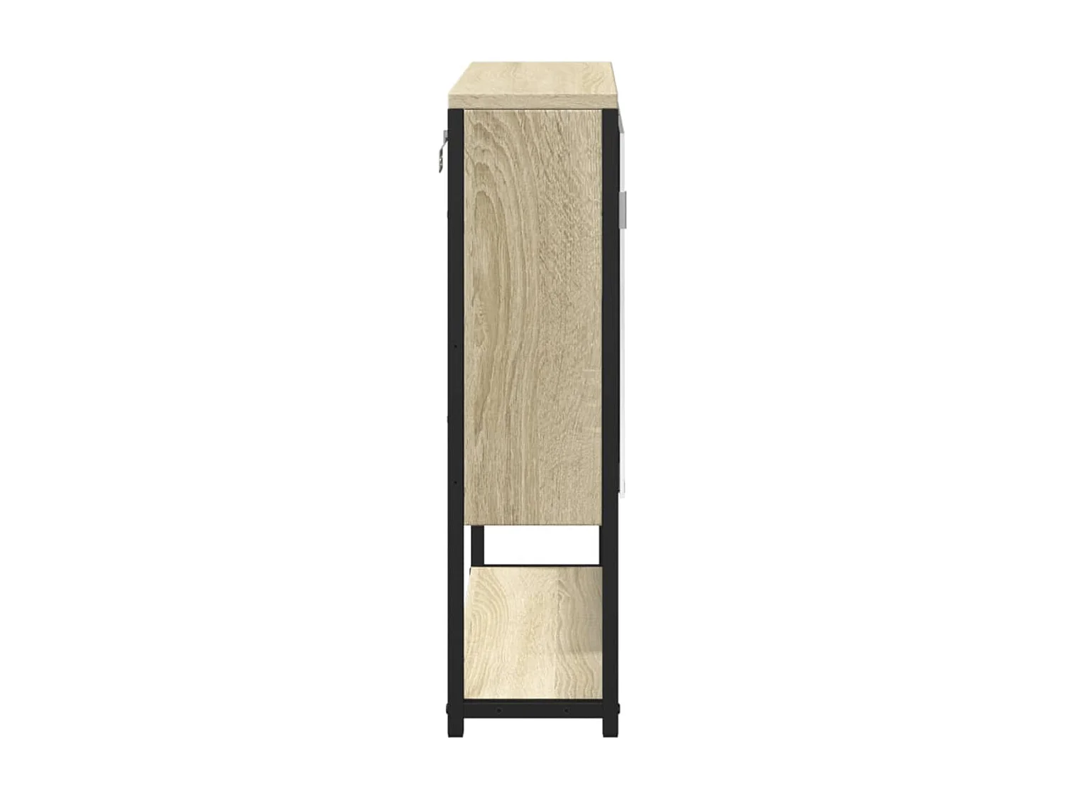 Edmondo  Bad-Spiegelschrank Sonoma-Eiche 60x16x60 cm Holzwerkstoff