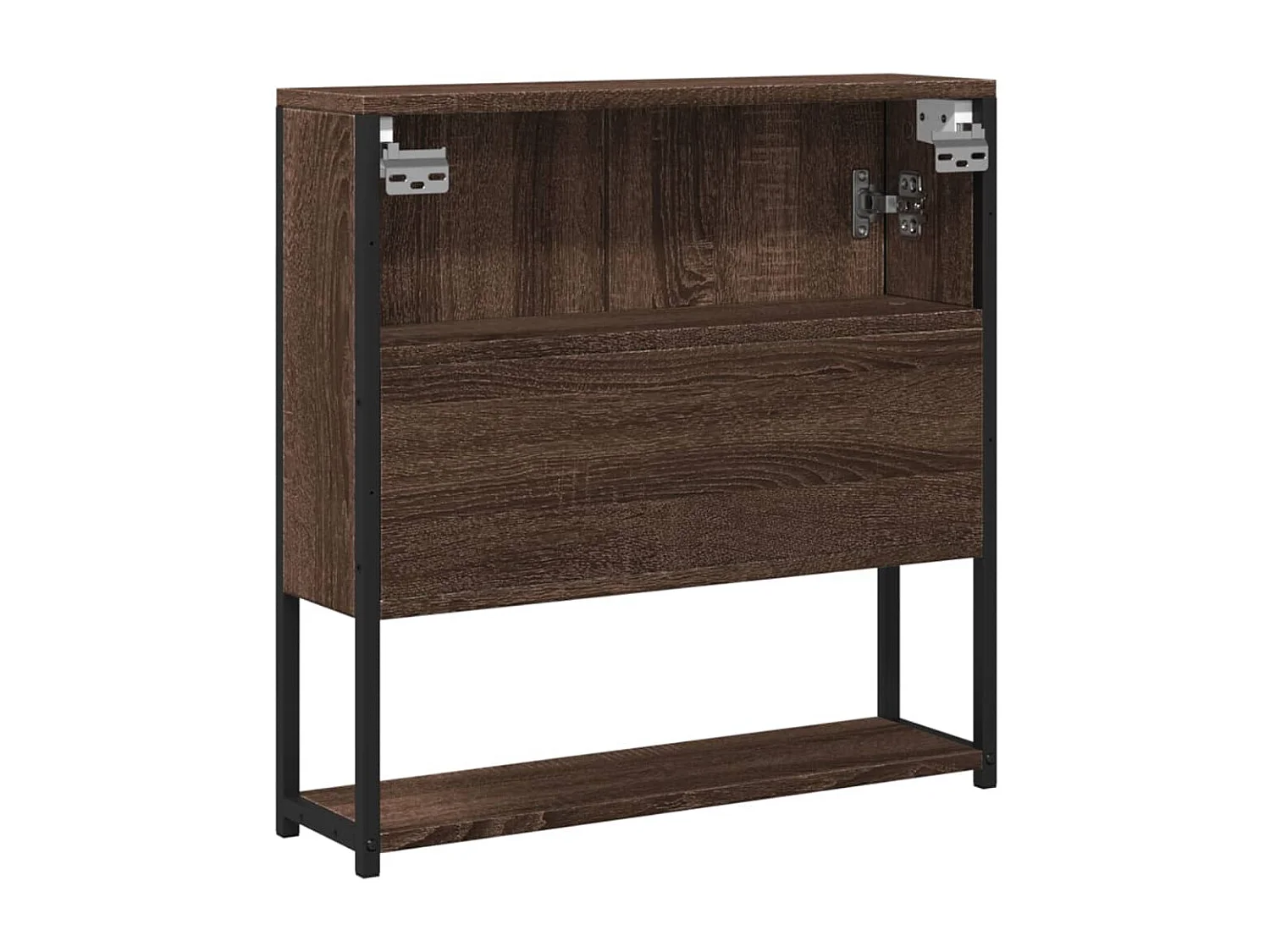 Edmondo  Bad-Spiegelschrank Braun Eiche-Optik 60x16x60cm Holzwerkstoff