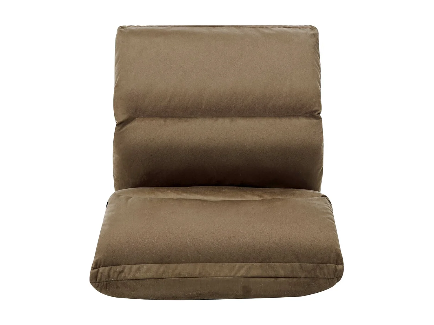 Pirjo  Chaise pliable de sol Taupe Microfibre
