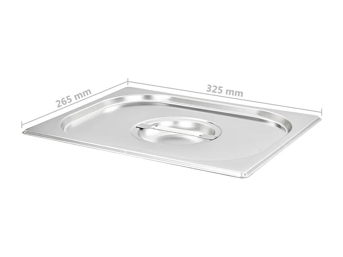 Ishpeming Deckel für GN 1/2 Behälter 2 Stk. Edelstahl