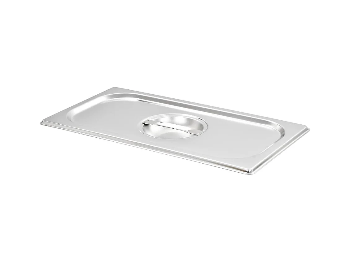 Ishpeming Couvercles de plateau 4 pcs GN 1/3 Acier inoxydable