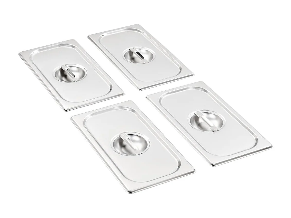 Ishpeming Deckel für GN 1/3 Behälter 4 Stk. Edelstahl