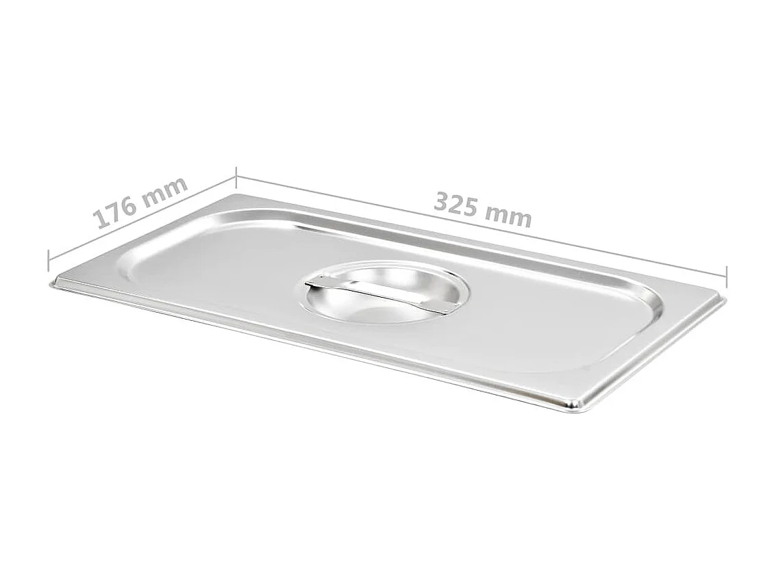 Ishpeming Deckel für GN 1/3 Behälter 4 Stk. Edelstahl