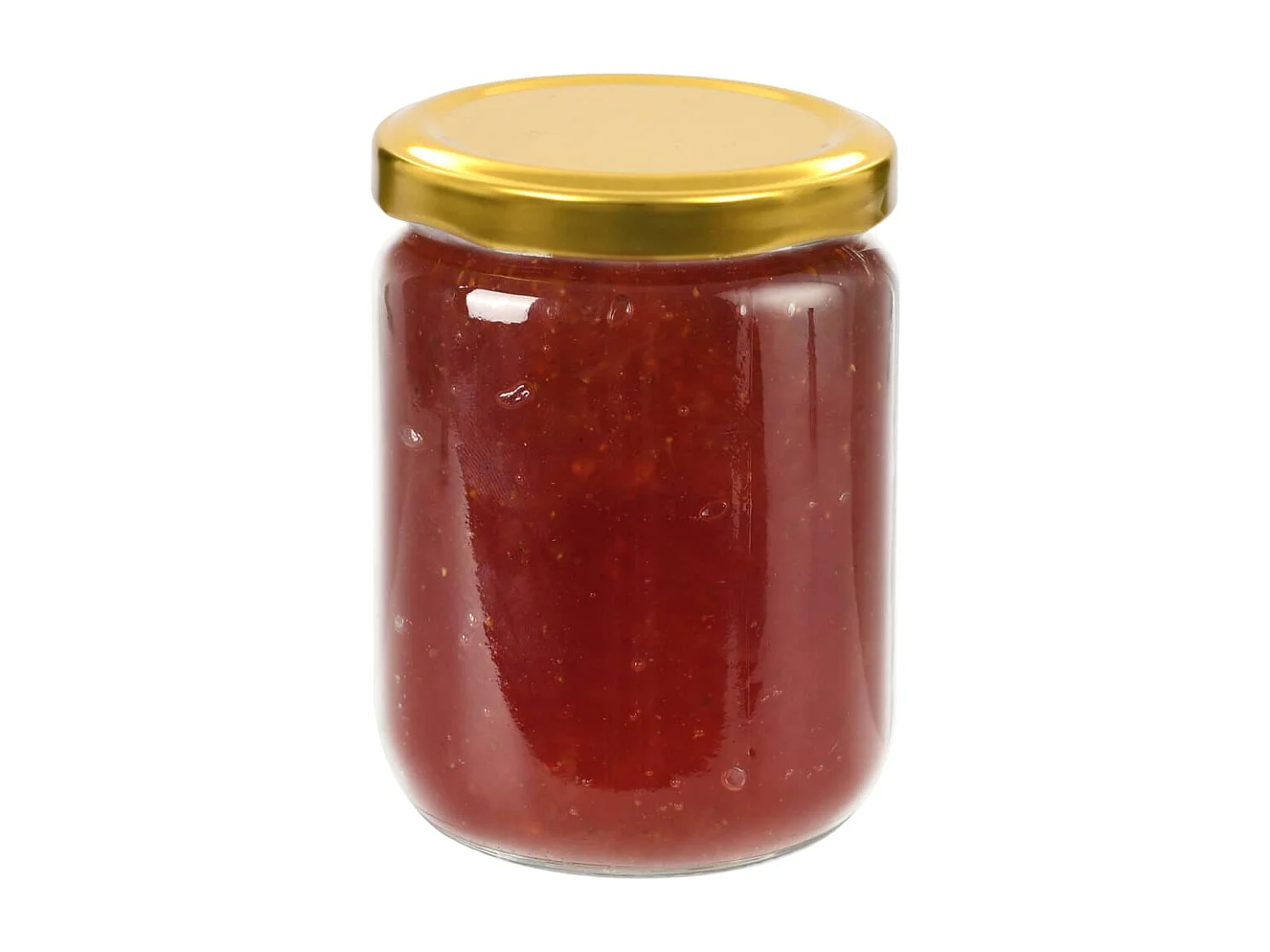 Drew Mason  Jampotten met goudkleurige deksels 48 st 230 ml glas