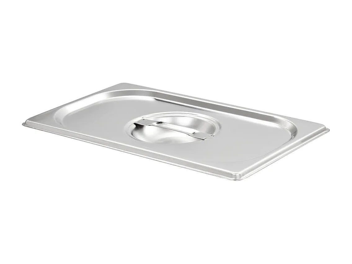 Ishpeming Couvercles de plateau 4 pcs GN 1/4 Acier inoxydable