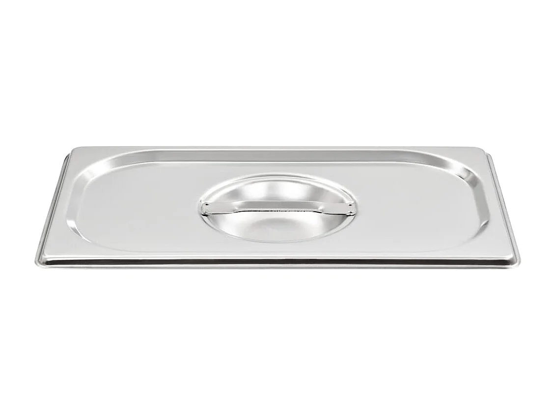Ishpeming Couvercles de plateau 4 pcs GN 1/4 Acier inoxydable