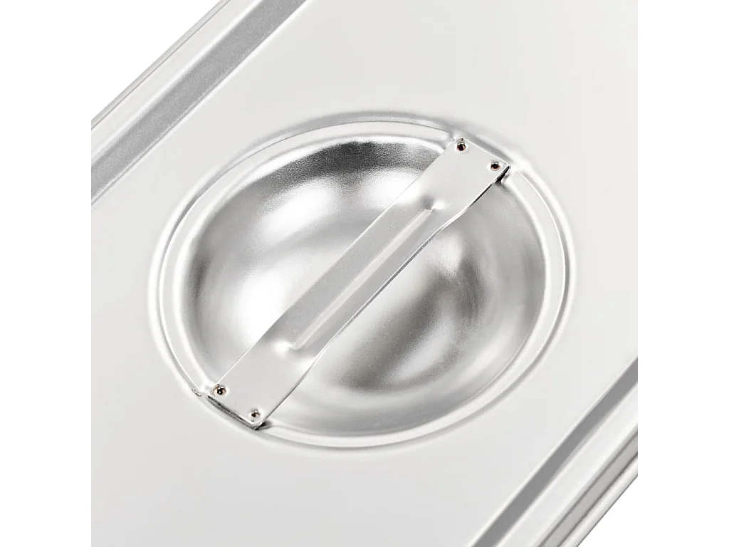 Ishpeming Couvercles de plateau 4 pcs GN 1/4 Acier inoxydable