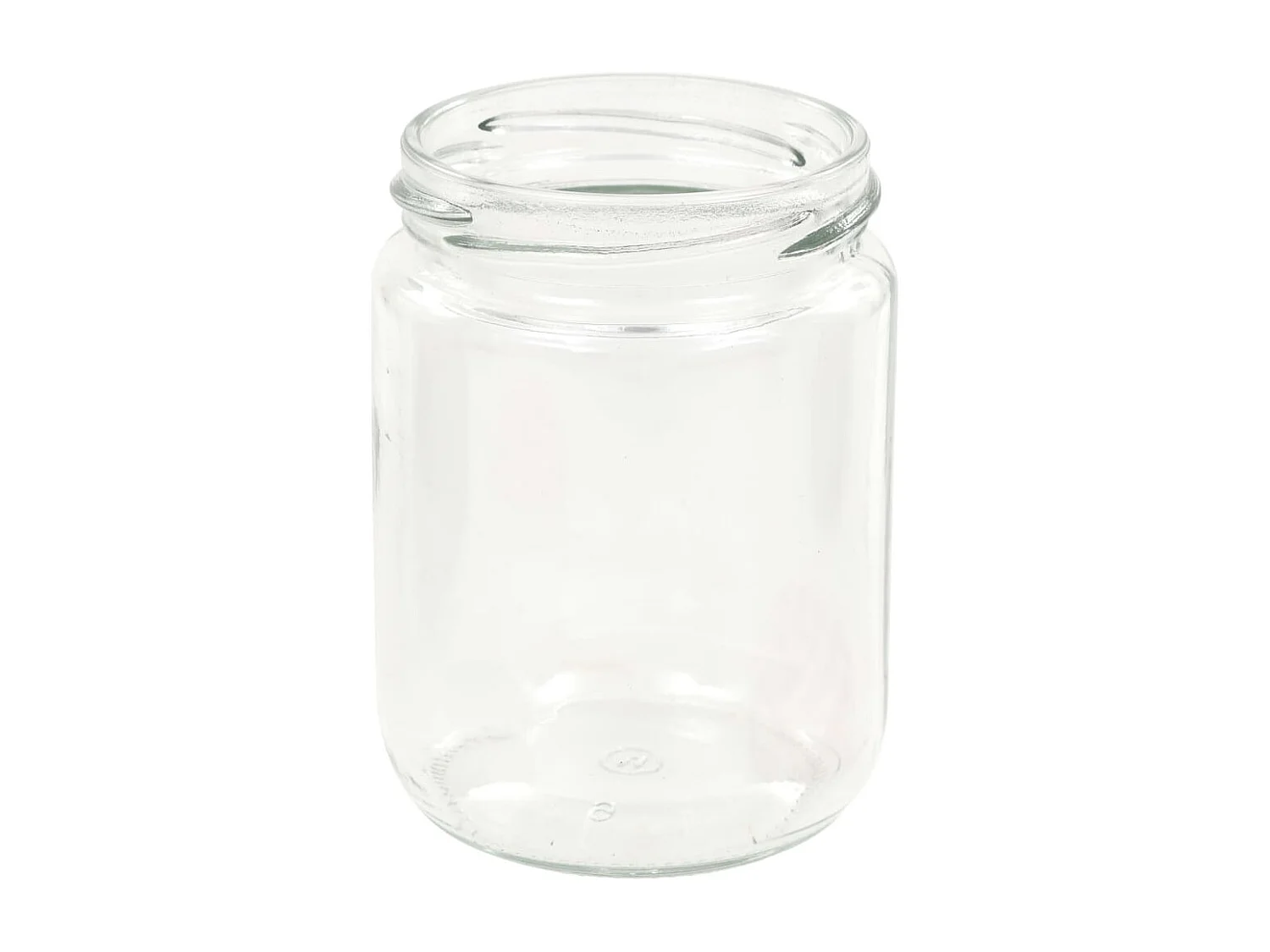 Drew Mason  Tarros de mermelada de vidrio tapa blanca y roja 96 uds 230 ml