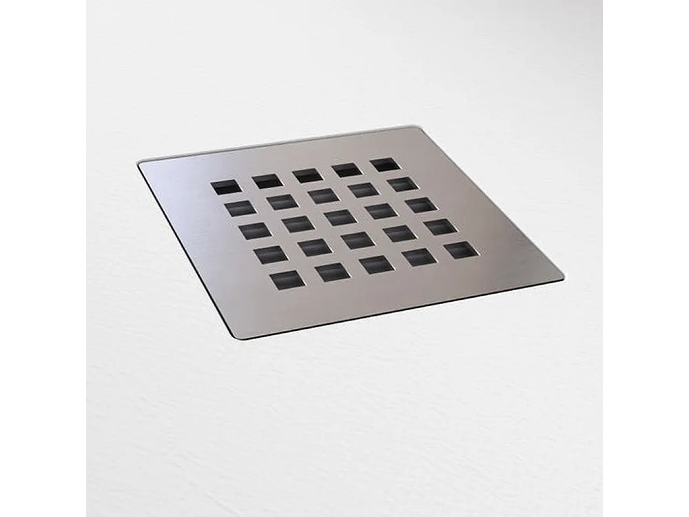Receveur de douche en résine antidérapant | Inclut une bonde d’évacuation et une grille | Couleur Blanc | 190x90cm